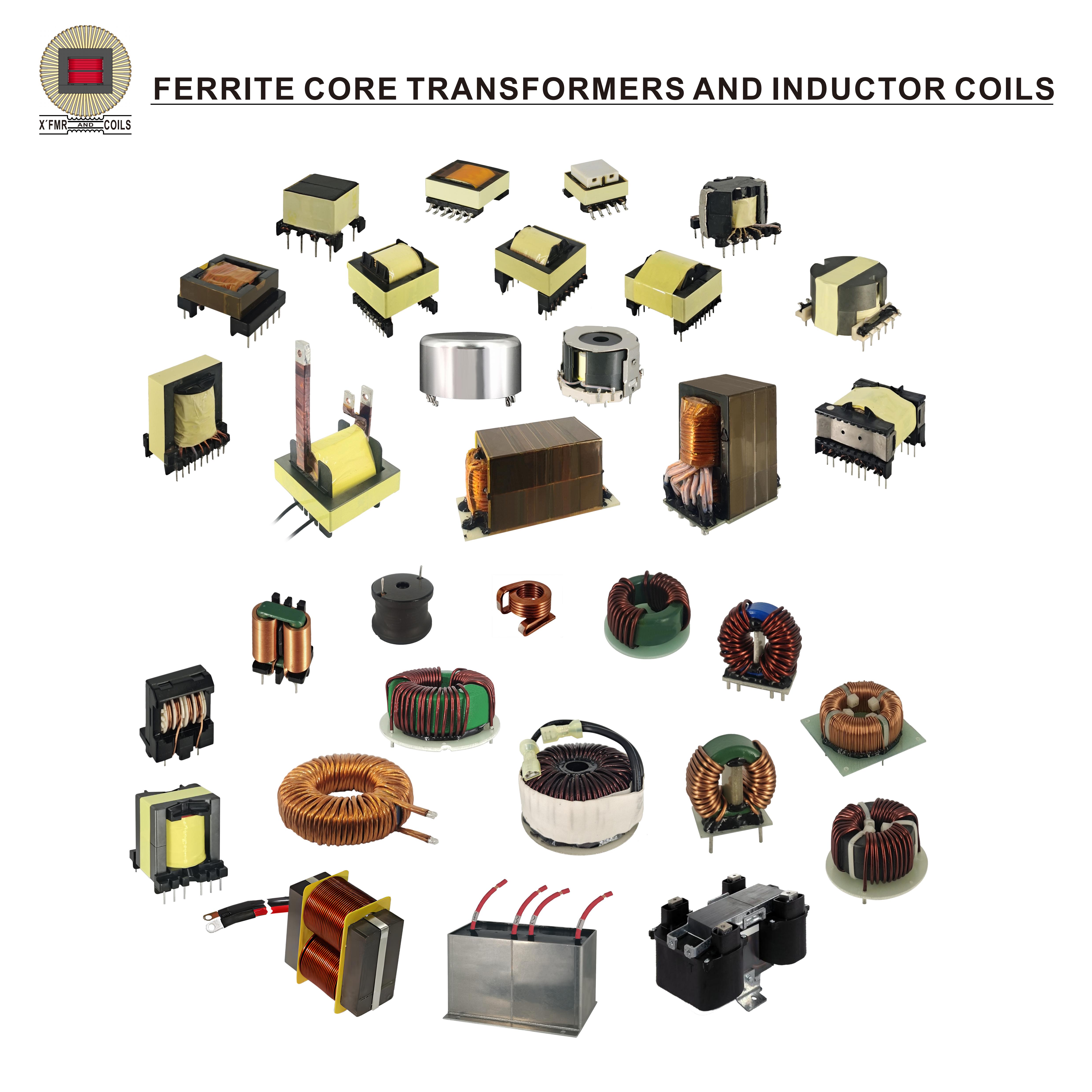 Ferrite Core Transformers and Inductor Coils(Custom Made)